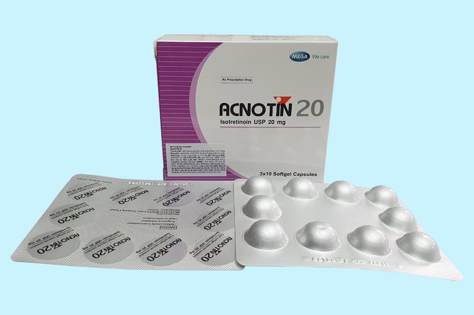 Uống acnotin bao lâu thì hết mụn