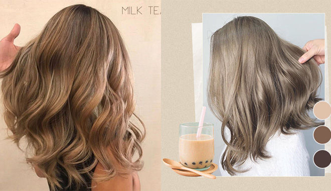 Top 10+ kiểu tóc màu nâu trà sữa đẹp, Hot nhất 2023