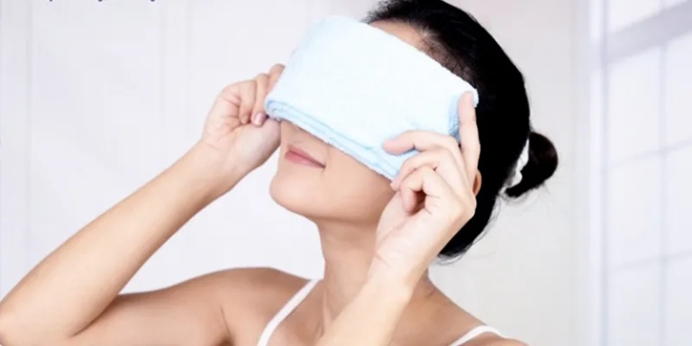 cách giảm đau sau cắt mí mắt