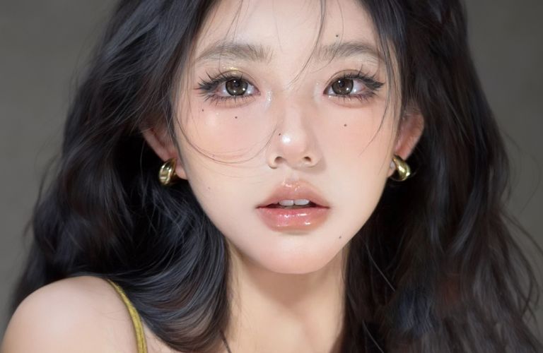 Nếp mí đẹp tự nhiên, cân đối sau khi phẫu thuật cắt mí tại Thẩm mỹ viện Galaxy