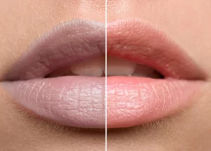 Da ngăm nên phun môi màu gì ?
