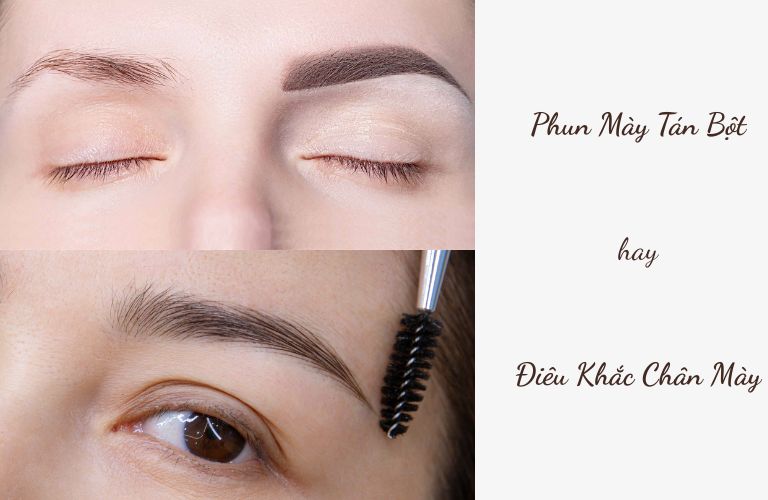 Điêu khắc lông mày là lựa chọn tốt hơn cho những người muốn có đôi lông mày tự nhiên