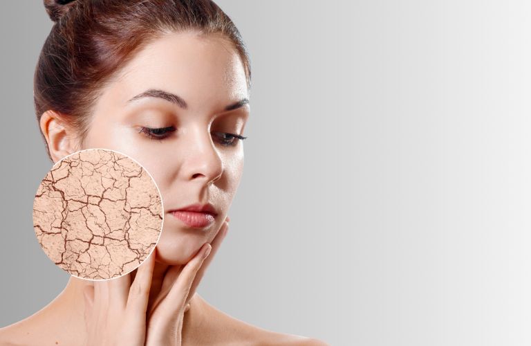 Da khô, da thường phù hợp với kỹ thuật điêu khắc chân mày