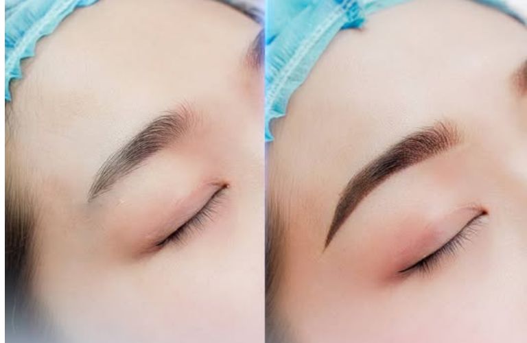 Phun mày Shading thường không gây đau đớn