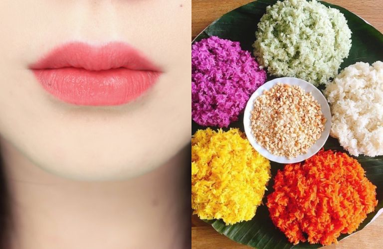 Sau phun môi cần kiêng đồ nếp 