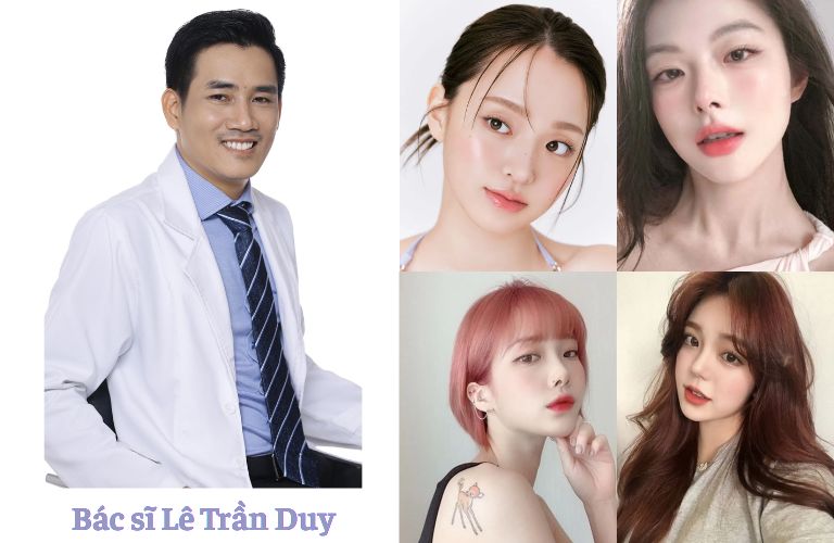 Phun môi màu hồng san hô đẹp và an toàn với bác sĩ Lê Trần Duy