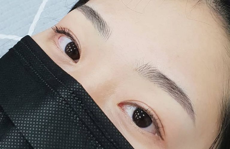 Phun xăm điêu khắc chân mày bao lâu thì bong & đẹp?
