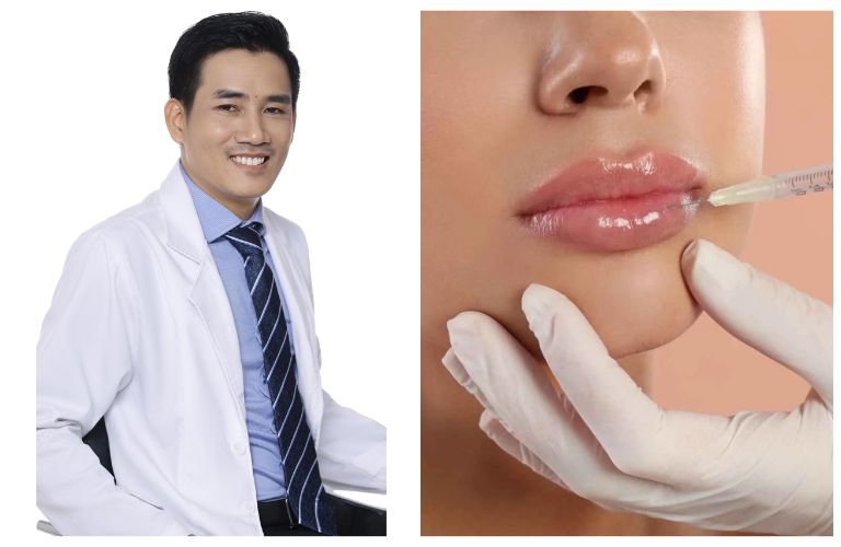Bác sĩ Lê Trần Duy trực tiếp thăm khám và tiêm filler 