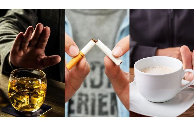 Tránh sử dụng chất kích thích