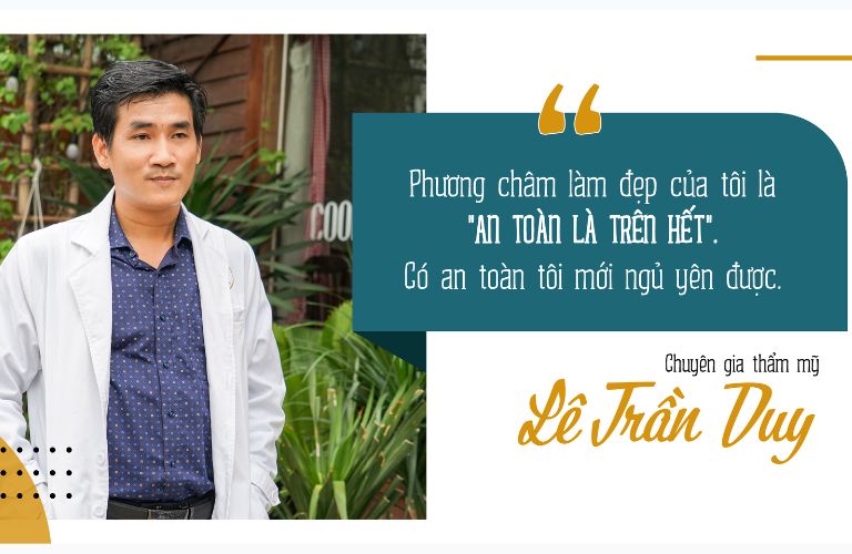 Bác sĩ Lê Trần Duy – Chuyên gia thẩm mỹ nổi tiếng với tay nghề chuyên môn cao