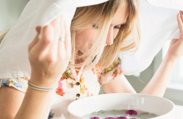 Xông hơi da mặt đúng cách