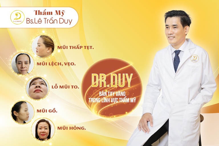 sửa mũi diều hâu tại Thẩm Mỹ Bác sĩ Lê Trần Duy