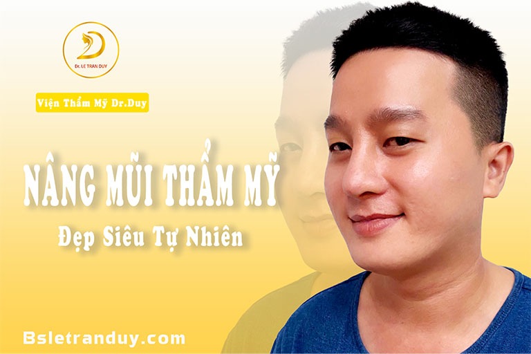 Nâng mũi dáng tự nhiên bằng kỹ thuật điêu khắc