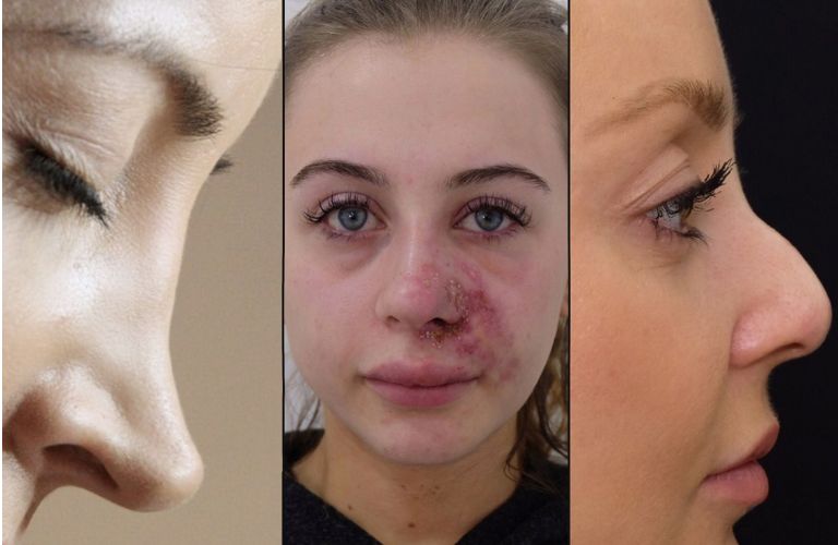 Tiêm Filler mũi bị tràn
