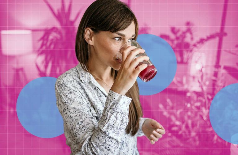 Uống nhiều nước và ăn uống lành mạnh